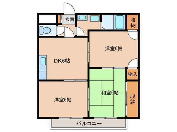 サープラス太田　Ｂの物件間取画像